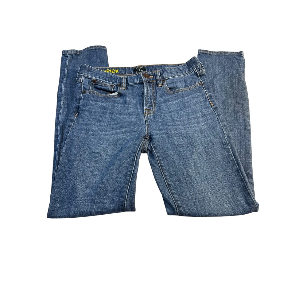 J. Crew Factory Stretch Toothpick Skinny Blue Jeans Women's Size 26 Waist
